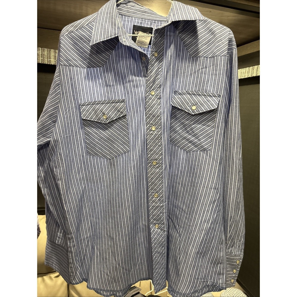 Lot 5 Men's, Cowboy, Western, Wrangler, Roper,Oshkosh Pearl Snap, Shirts Resell - Picture 11 of 16